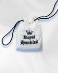 front of hankies in cotton packaging