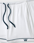 Women's White Knit Short Set