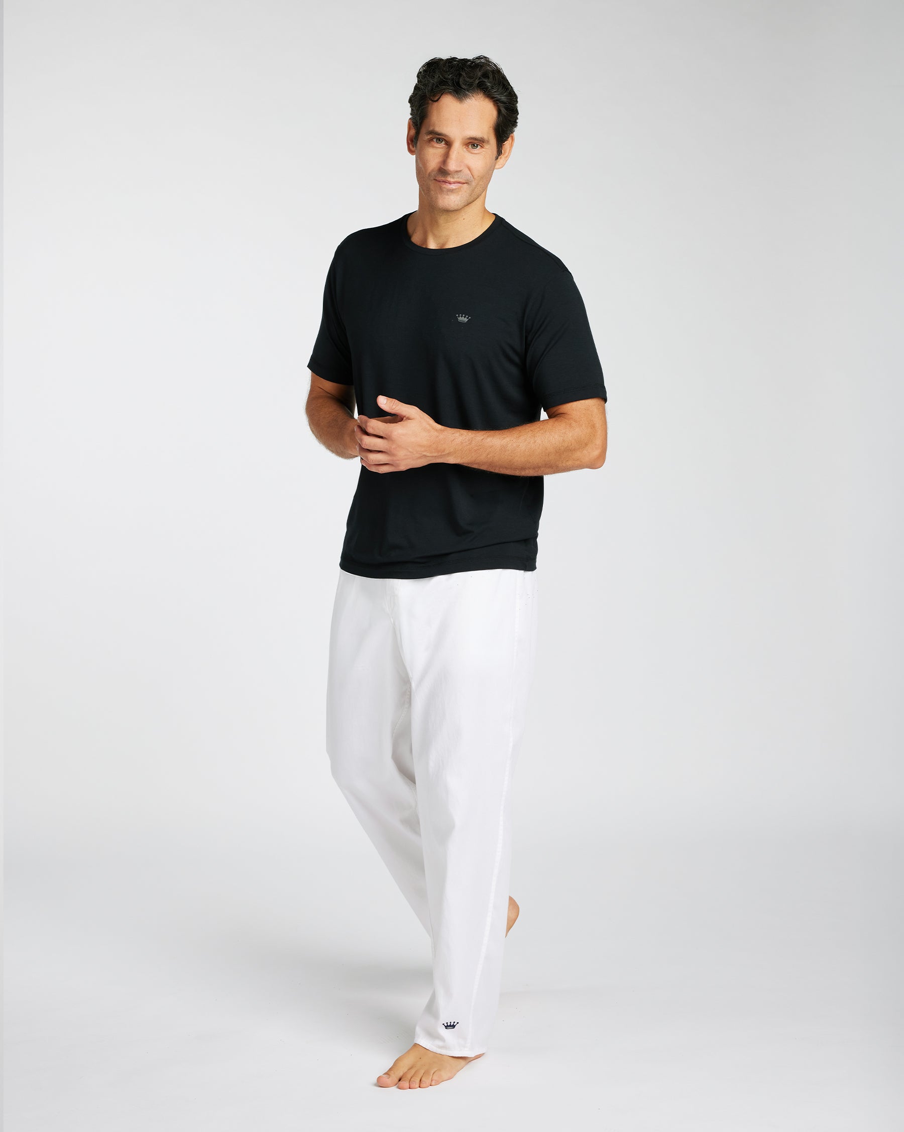 Black Leisure Tee