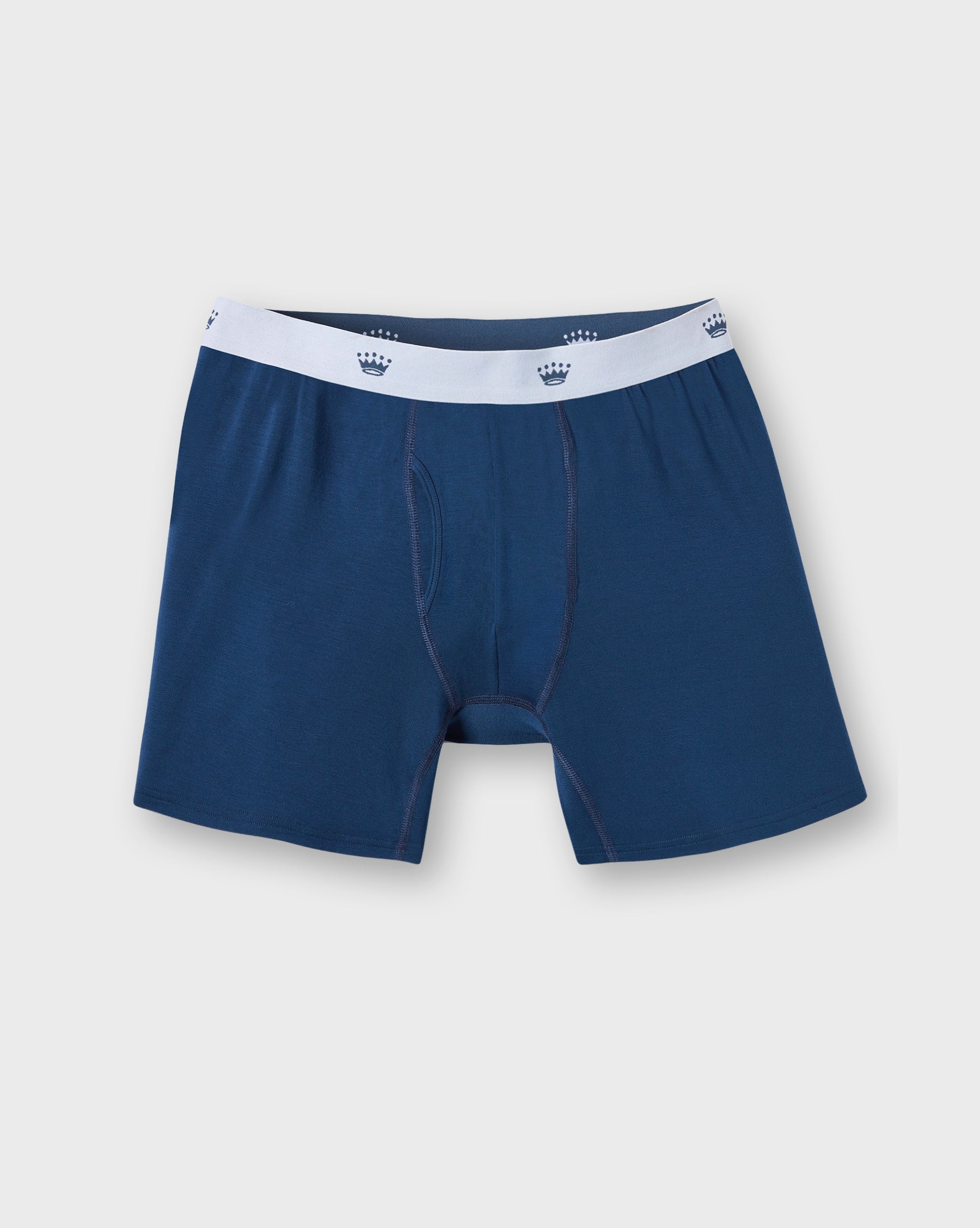 Navy Knit Boxer