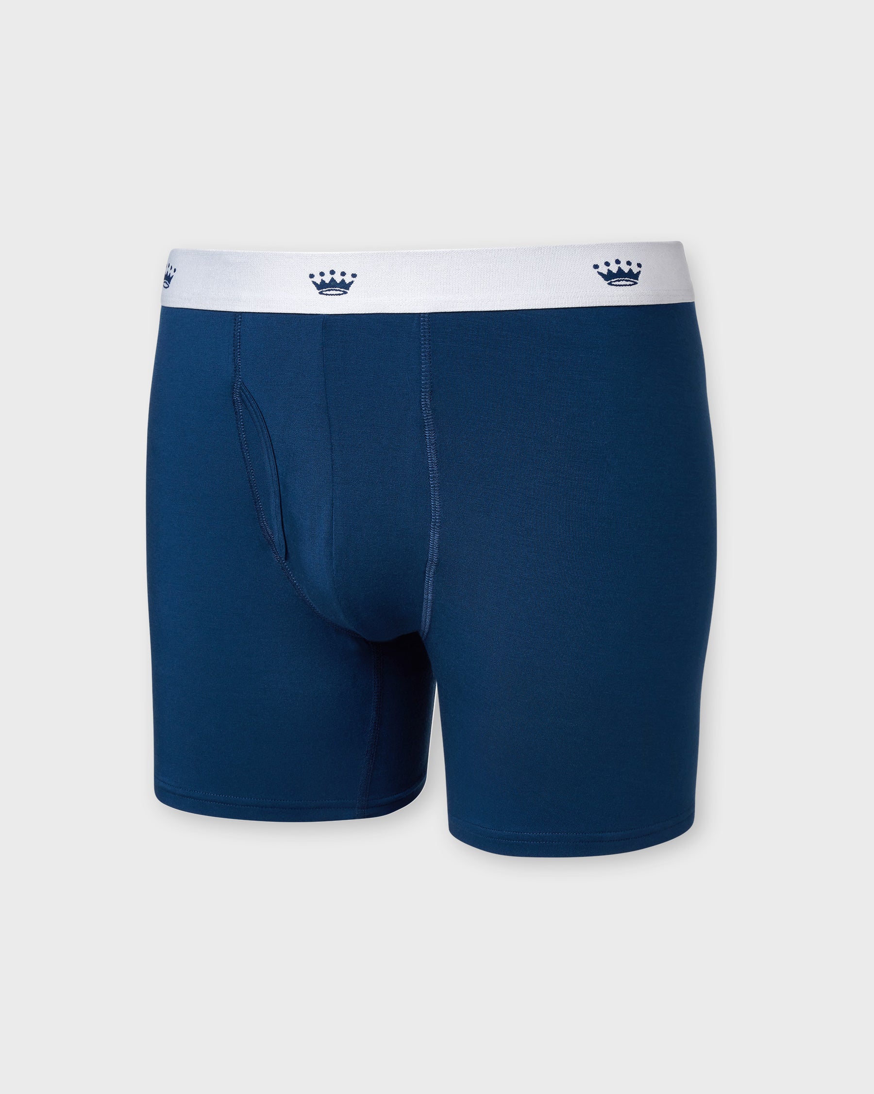 Navy Knit Boxer