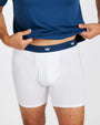 White Knit Boxer