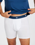 White Knit Boxer
