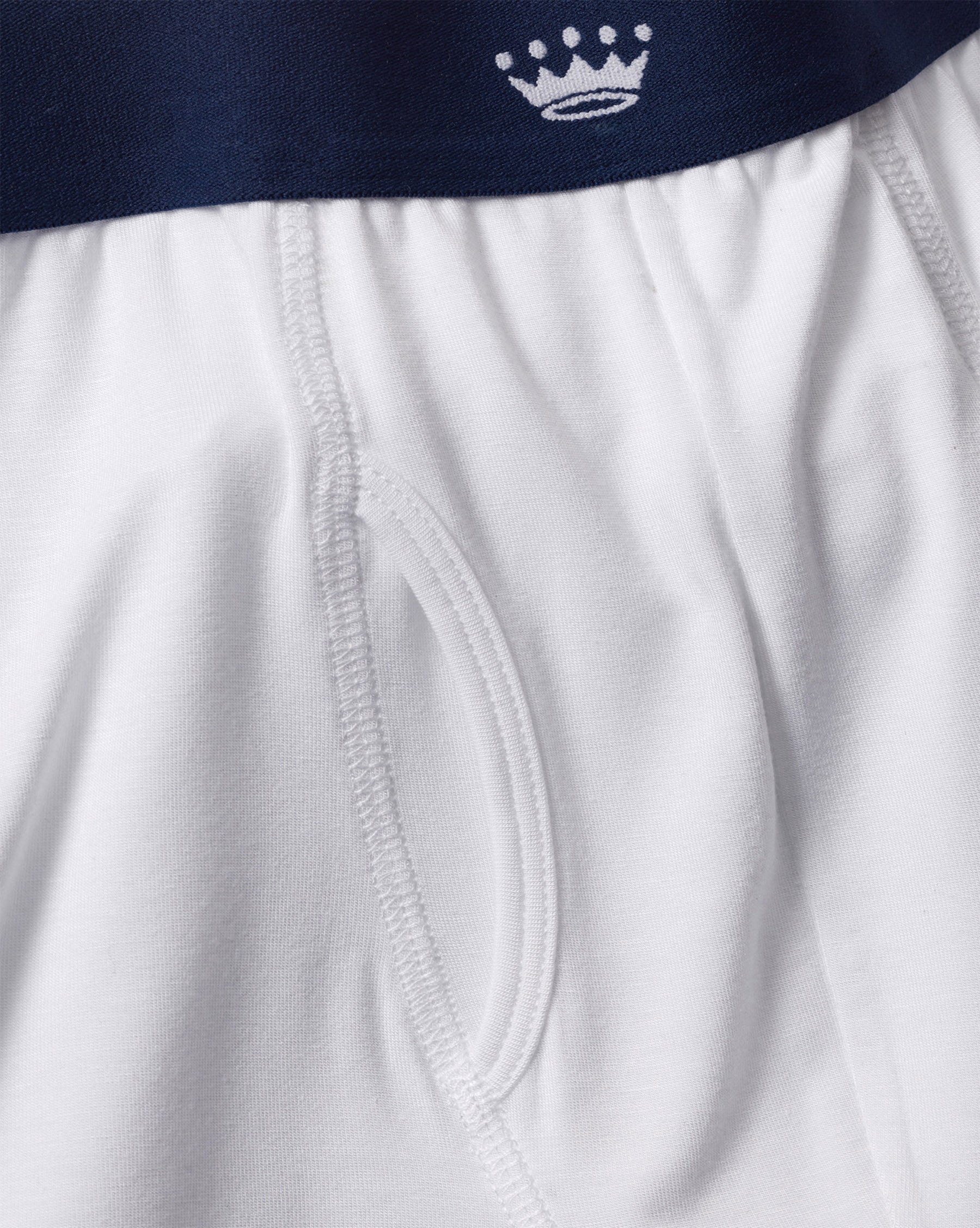White Knit Boxer