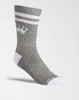 Gray Athletic Crew Sock