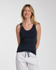 Ladies Tank in Navy