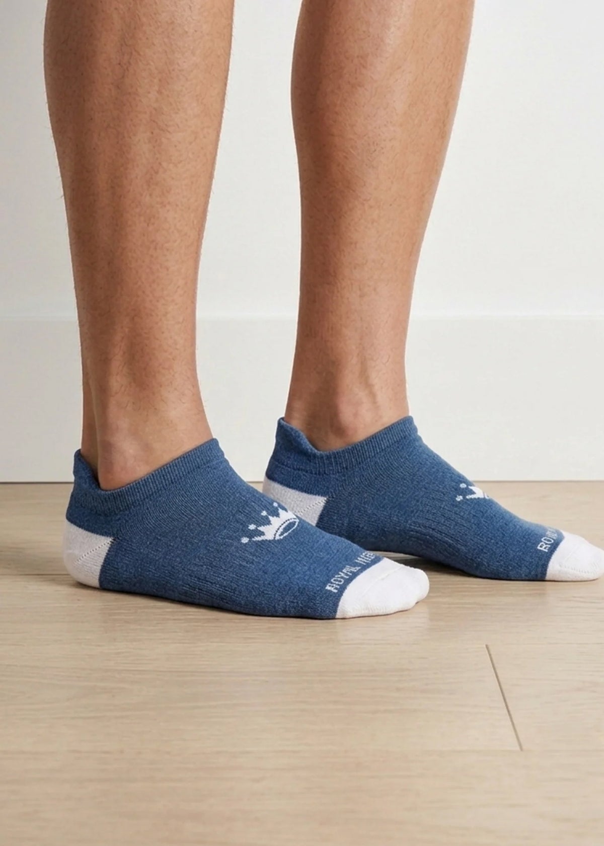 Navy Performance Ankle Socks