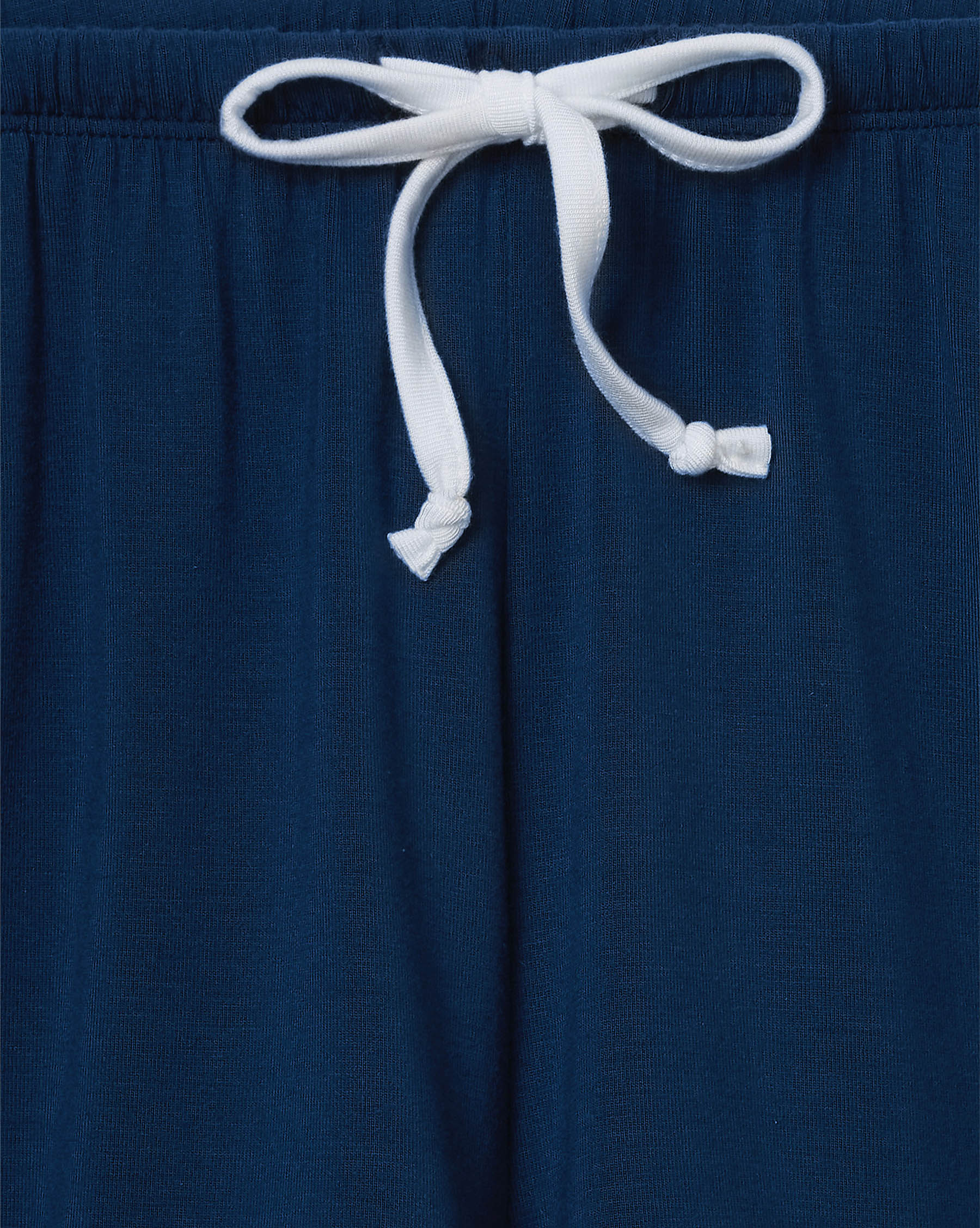 Women's Navy Knit Short Set