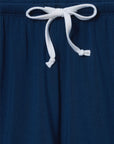 Women's Navy Knit Short Set