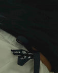 Short video clips showing a woman wearing white pajama pants