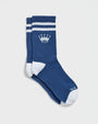 Navy Athletic Crew Socks